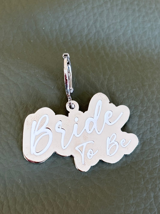 Bride to be in silver